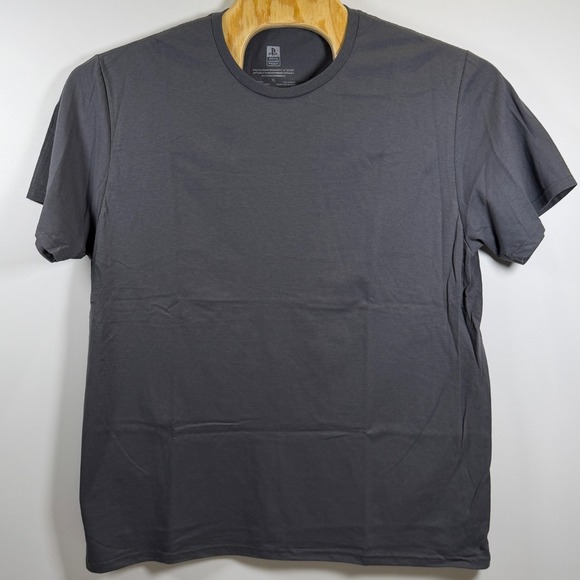 Playstation Other - Official Licensed Playstation Basic Solid Gray Mens Short Sleeve T-Shirt XL NWOT